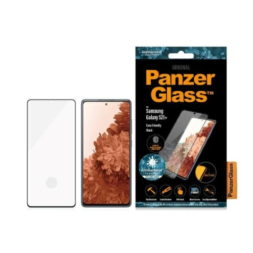 Buy PanzerGlass E2E Microfracture Samsung Galaxy S21+ Plus Case Friendly Finger Print AntiBacterial black - PZG504 - {ean13} - Home Screen Store Europe