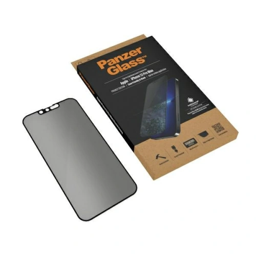 Buy PanzerGlass E2E Privacy Apple iPhone 13 Pro Max Case Friendly Microfracture AntiBacterial black - PZG505 - {ean13} - Home Screen Store Europe