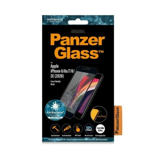 Kup Edzett üveg PanzerGlass E2E Pro Super+ Apple iPhone 7 / 8 / SE / SE 2022 Case Friendly fekete - PZG506 - {ean13} - Sklep Home Screen