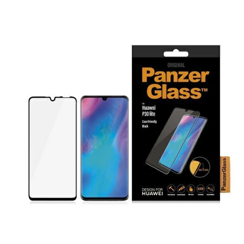 Kup Gehärtetes Glas PanzerGlass E2E Regular Huawei P30 Lite Case Friendly schwarz - PZG507 - {ean13} - Sklep Home Screen