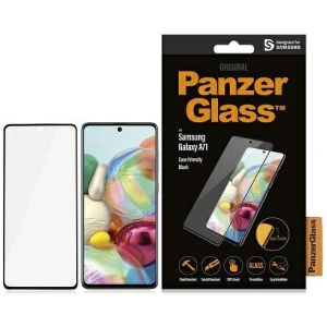 Kup Szkło hartowane PanzerGlass E2E Regular Samsung Galaxy A71 Case Friendly czarne - PZG509 - {ean13} - Sklep Home Screen