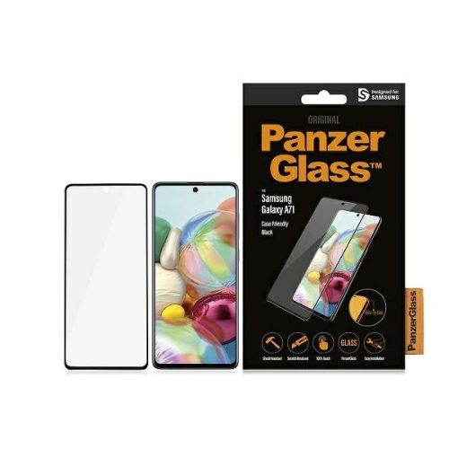 Kup Gehärtetes Glas PanzerGlass E2E Regular Samsung Galaxy A71 Case Friendly schwarz - PZG509 - {ean13} - Sklep Home Screen