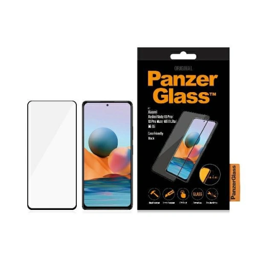 Kup Tvrzené sklo PanzerGlass E2E Regular Xiaomi Redmi Note 10 Pro / 10 Pro Max / Mi 11i / Poco F3 Case Friendly černé - PZG511 - {ean13} - Sklep Home Screen