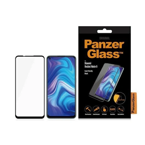 Kup Gehärtetes Glas PanzerGlass E2E Regular Xiaomi Redmi Note 9 Case Friendly schwarz - PZG513 - {ean13} - Sklep Home Screen