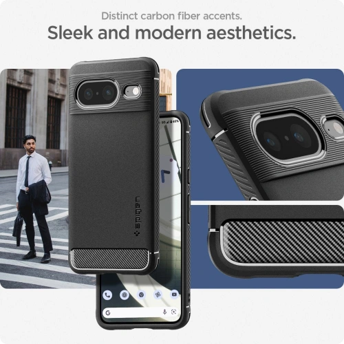 Kup Etui Spigen Rugged Armor Google Pixel 8 Matt Fekete - SPN3135 - {ean13} - Sklep Home Screen
