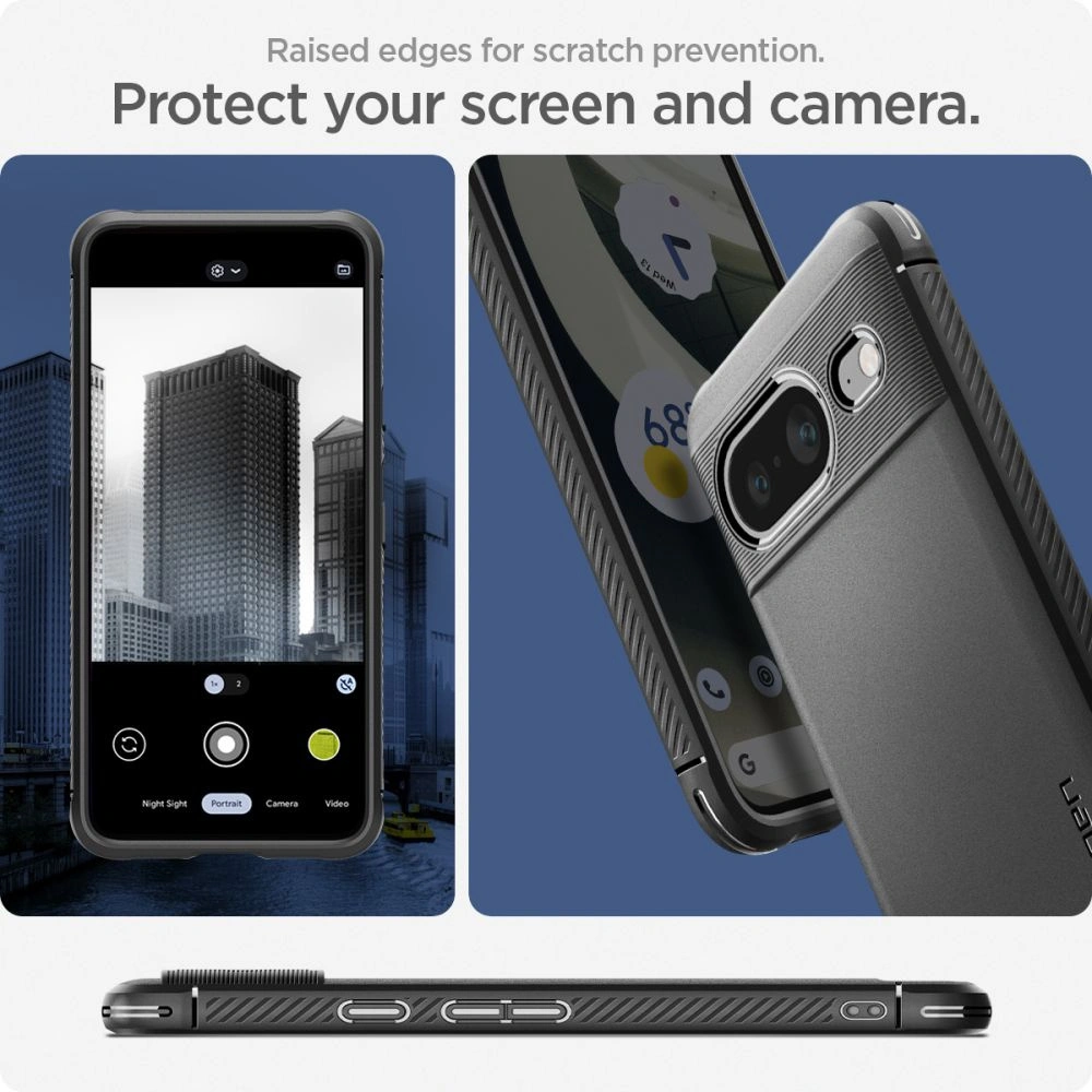 Etui Spigen Rugged Armor Google Pixel 8 Matte Black