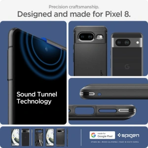 Etui Spigen Rugged Armor Google Pixel 8 Matt Fekete