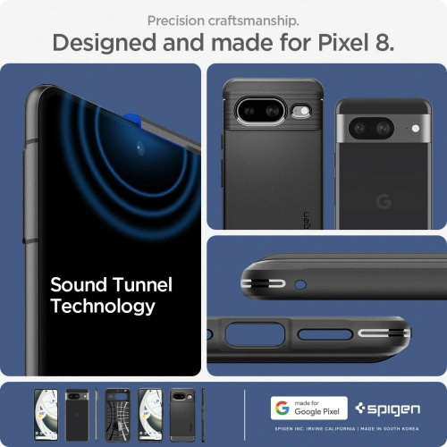Kup Etui Spigen Rugged Armor Google Pixel 8 Matt Fekete - SPN3135 - {ean13} - Sklep Home Screen