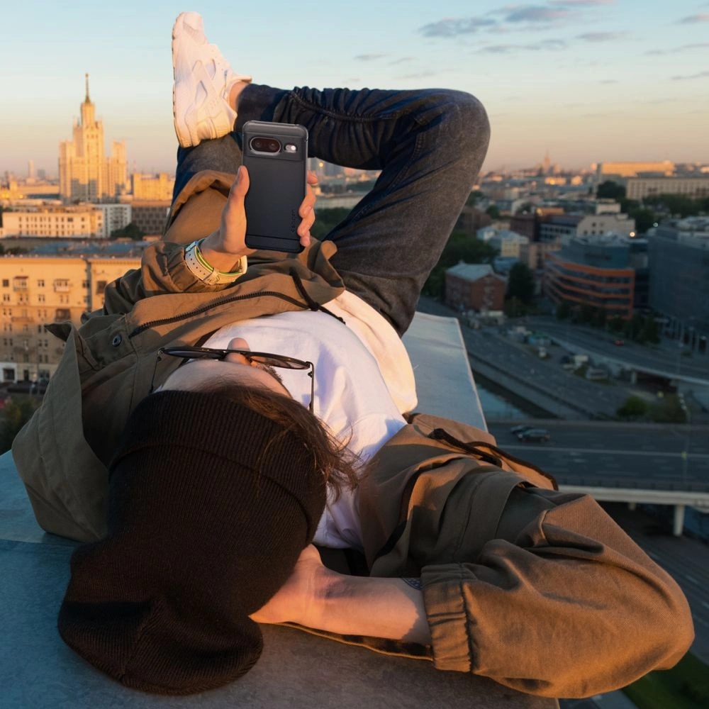 Etui Spigen Rugged Armor Google Pixel 8 Matte Black