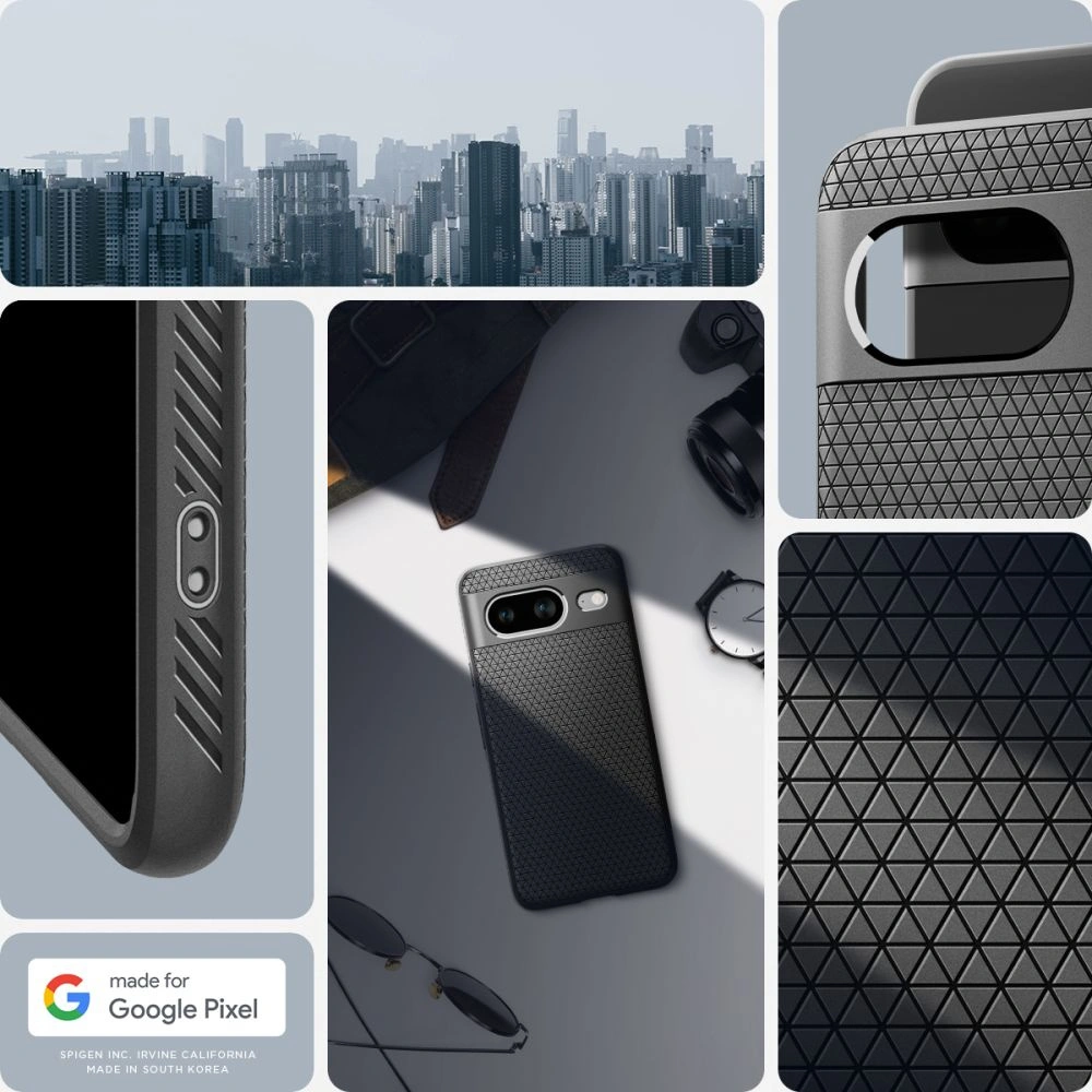 Etui Spigen Liquid Air Google Pixel 8 Matte Black