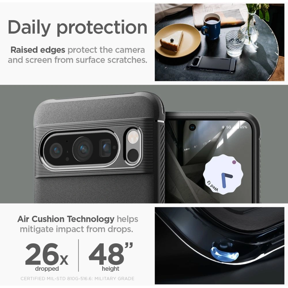 Etui Spigen Rugged Armor Google Pixel 8 Pro Matte Black