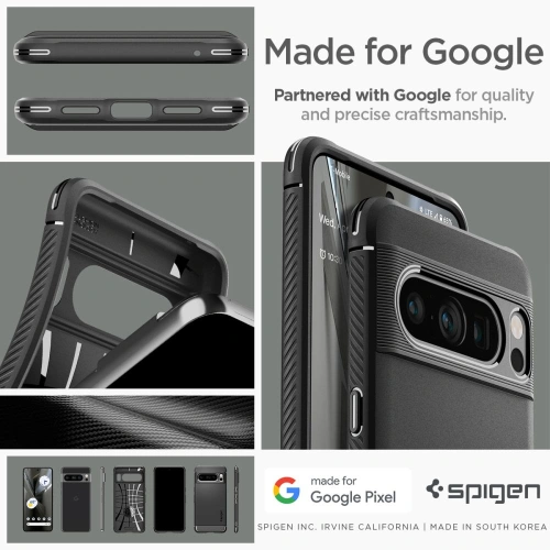 Buy Spigen Rugged Armor Google Pixel 8 Pro Matte Black - SPN3137 - {ean13} - Home Screen Store Europe