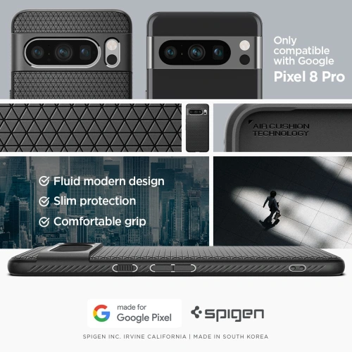 Kup Etui Spigen Liquid Air Google Pixel 8 Pro Matt Fekete - SPN3138 - {ean13} - Sklep Home Screen