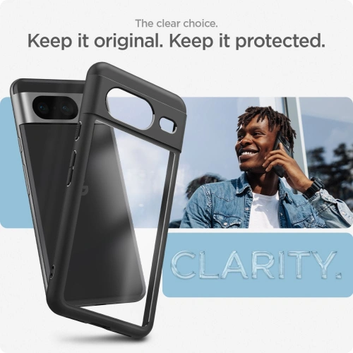 Kup Etui Spigen Ultra Hybrid Google Pixel 8 Matt Fekete - SPN3139 - {ean13} - Sklep Home Screen