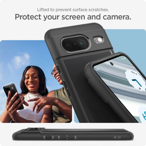 Kup Etui Spigen Ultra Hybrid Google Pixel 8 Matt Fekete - SPN3139 - {ean13} - Sklep Home Screen