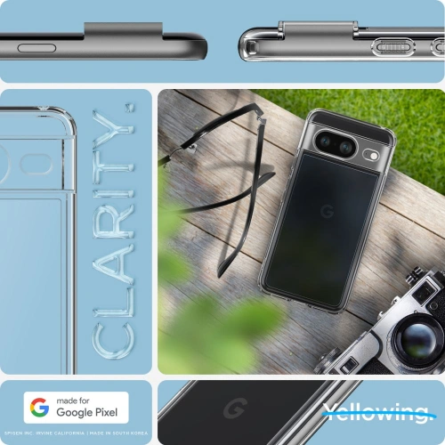Buy Spigen Ultra Hybrid Google Pixel 8 Crystal Clear - SPN3140 - {ean13} - Home Screen Store Europe