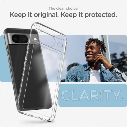 Buy Spigen Ultra Hybrid Google Pixel 8 Crystal Clear - SPN3140 - {ean13} - Home Screen Store Europe