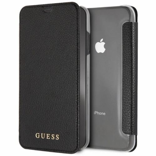 Kup Etui Guess GUFLBKI65IGLTBK Apple iPhone XS Max negru/czarny book Iridescent - GUE002BLK - {ean13} - Sklep Home Screen