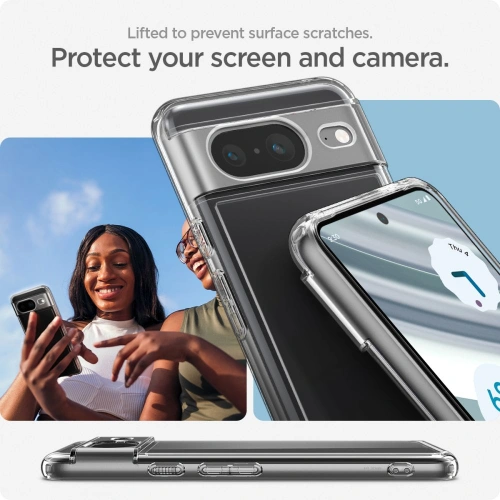 Buy Spigen Ultra Hybrid Google Pixel 8 Crystal Clear - SPN3140 - {ean13} - Home Screen Store Europe