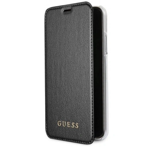 Buy Guess GUFLBKI65IGLTBK iPhone Xs Max black book Iridescent - GUE002BLK - {ean13} - Home Screen Store Europe