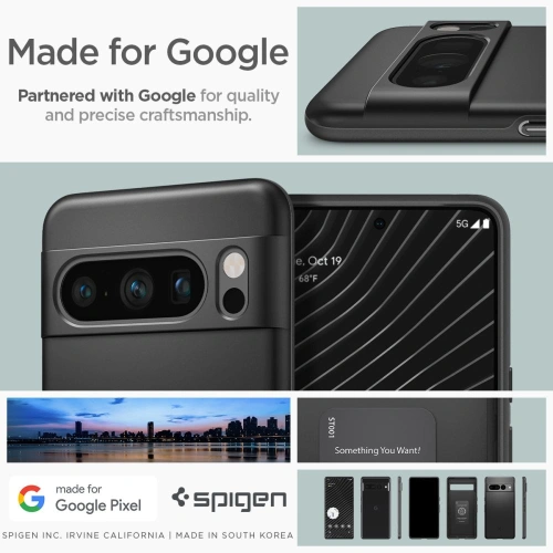 Kup Etui Spigen Thin Fit Google Pixel 8 Pro Fekete - SPN3142 - {ean13} - Sklep Home Screen