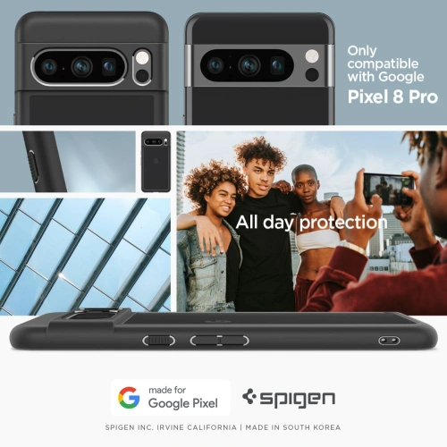 Kup Etui Spigen Ultra Hybrid Google Pixel 8 Pro Matte Black - SPN3143 - {ean13} - Sklep Home Screen