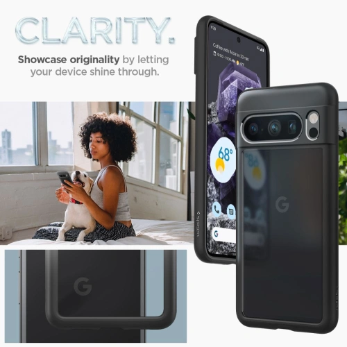 Kup Etui Spigen Ultra Hybrid Google Pixel 8 Pro Matte Black - SPN3143 - {ean13} - Sklep Home Screen