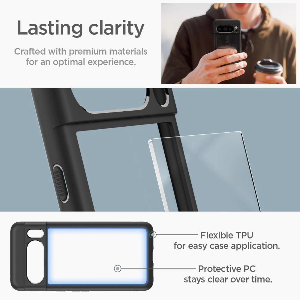 Etui Spigen Ultra Hybrid Google Pixel 8 Pro Matte Black