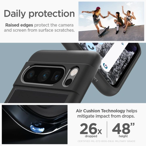 Kup Spigen Carcasă Ultra Hybrid Google Pixel 8 Pro Matte Black - SPN3143 - {ean13} - Sklep Home Screen