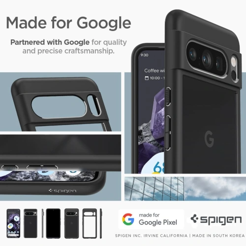 Kup Spigen Carcasă Ultra Hybrid Google Pixel 8 Pro Matte Black - SPN3143 - {ean13} - Sklep Home Screen