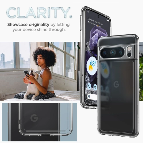 Buy Spigen Ultra Hybrid Google Pixel 8 Pro Crystal Clear - SPN3144 - {ean13} - Home Screen Store Europe