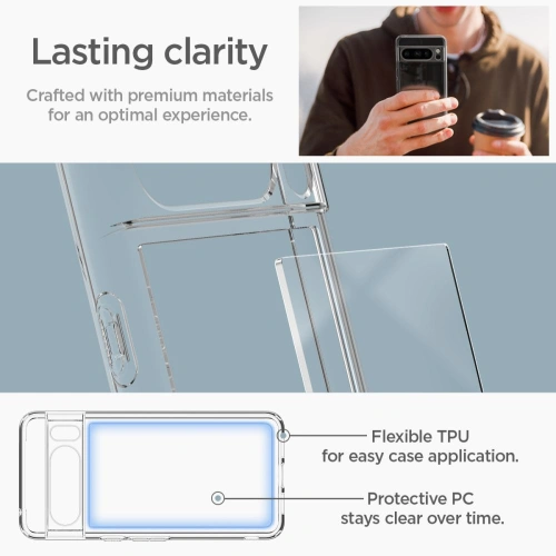 Buy Spigen Ultra Hybrid Google Pixel 8 Pro Crystal Clear - SPN3144 - {ean13} - Home Screen Store Europe