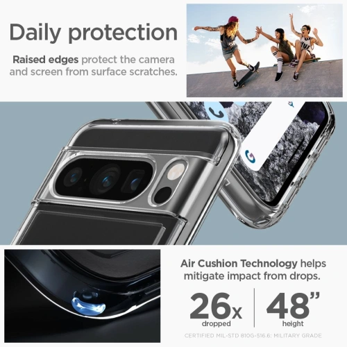 Buy Spigen Ultra Hybrid Google Pixel 8 Pro Crystal Clear - SPN3144 - {ean13} - Home Screen Store Europe