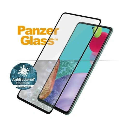 Kup Szkło hartowane PanzerGlass Pro Microfracture Samsung Galaxy A52 / A52 5G / A53 5G Case Friendly AntiBacterial czarne - PZG522 - {ean13} - Sklep Home Screen