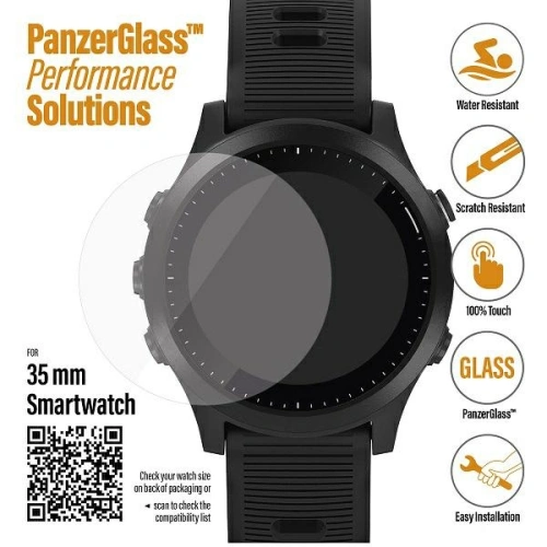 Kup PanzerGlass Sticlă călită SmartWatch 35mm Amazfit / Emporio / Garmin / Michael Kors - PZG525 - {ean13} - Sklep Home Screen