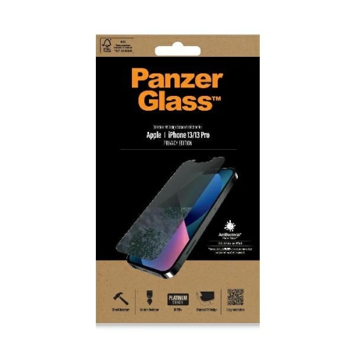 Kup Tvrzené sklo PanzerGlass Standard Super+ Apple iPhone 16e / 14 / 13 / 13 Pro Privacy Antibacterial - PZG526 - {ean13} - Sklep Home Screen