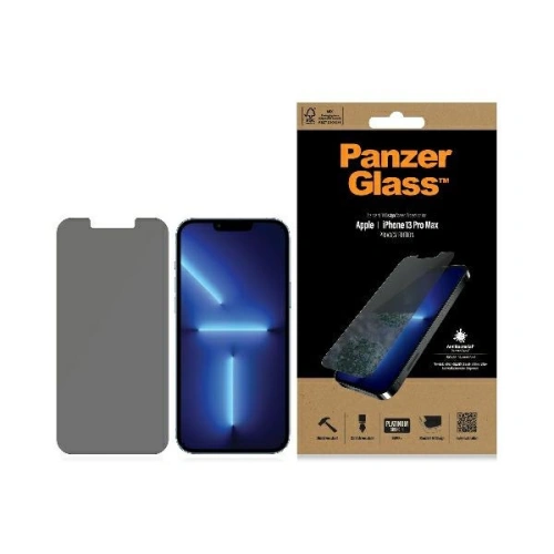 Kup PanzerGlass Apple Sticlă temperată Standard Super+ iPhone 13 Pro Max Privacy Antibacterian - PZG528 - {ean13} - Sklep Home Screen