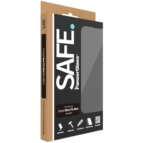 Kup Szkło hartowane SAFE by PanzerGlass Huawei Nova Y70 / Y70 Plus / Y71 Screen Protector Glass czarne - PZG534 - {ean13} - Sklep Home Screen