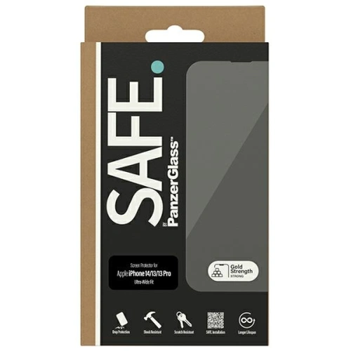 Kup A SAFE edzett üveg PanzerGlass Apple iPhone 13 / 13 Pro / 14 kijelzővédő Ultra-Wide Fit - PZG538 - {ean13} - Sklep Home Screen