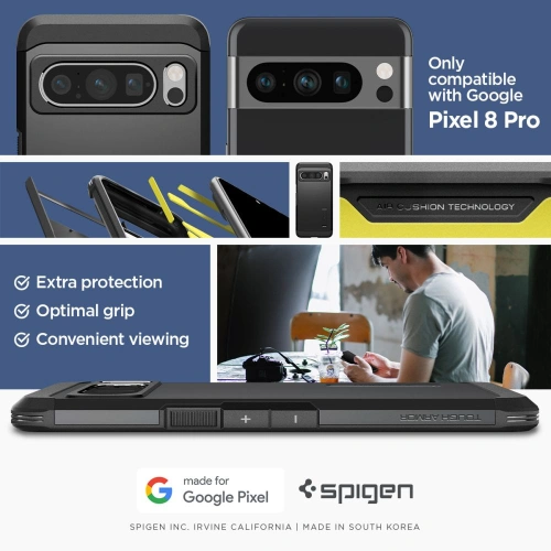 Kup Etui Spigen Tough Armor Google Pixel 8 Pro Fekete - SPN3145 - {ean13} - Sklep Home Screen