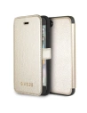 Etui Guess GUFLBKI8IGLGO Apple iPhone SE 2022/SE 2020/8/7 gold/złoty book Iridescent