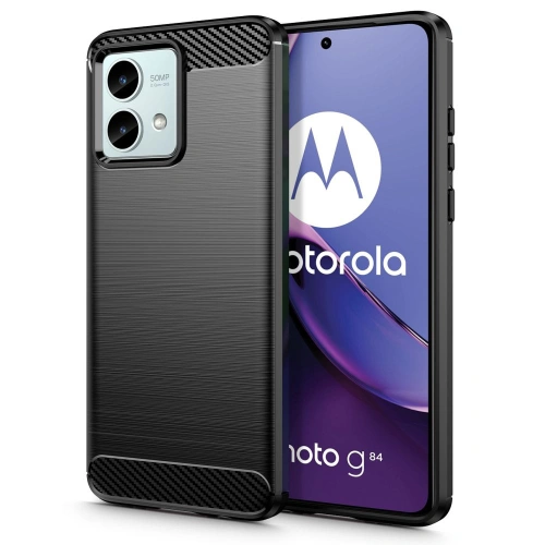 Kup Case Tech-Protect TPUCarbon Motorola Moto G84 5G Schwarz - THP2367 - {ean13} - Sklep Home Screen