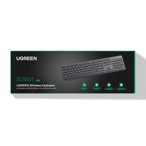 Kup Kabellose Tastatur UGREEN KU004 2.4GHz schwarz - UGR1746 - {ean13} - Sklep Home Screen
