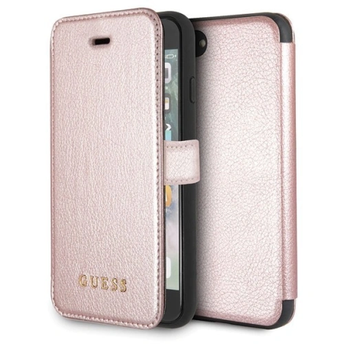 Kup Case Guess GUFLBKI8IGLRG Apple iPhone SE 2022/SE 2020/8/7 roségold/różowo-złoty Buch Iridescent - GUE010RS - {ean13} - Sklep Home Screen
