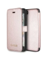 Case Guess GUFLBKI8IGLRG Apple iPhone SE 2022/SE 2020/8/7 roségold/różowo-złoty Buch Iridescent