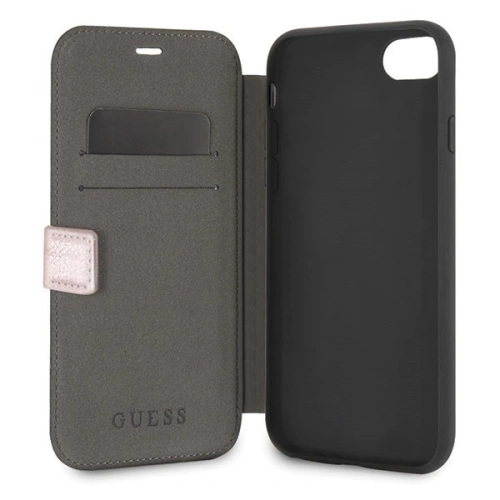 Kup Case Guess GUFLBKI8IGLRG Apple iPhone SE 2022/SE 2020/8/7 roségold/różowo-złoty Buch Iridescent - GUE010RS - {ean13} - Sklep Home Screen