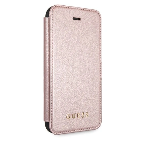 Kup Etui Guess GUFLBKI8IGLRG Apple iPhone SE 2022/SE 2020/8/7 rose gold/różowo-złoty book Iridescent - GUE010RS - {ean13} - Sklep Home Screen