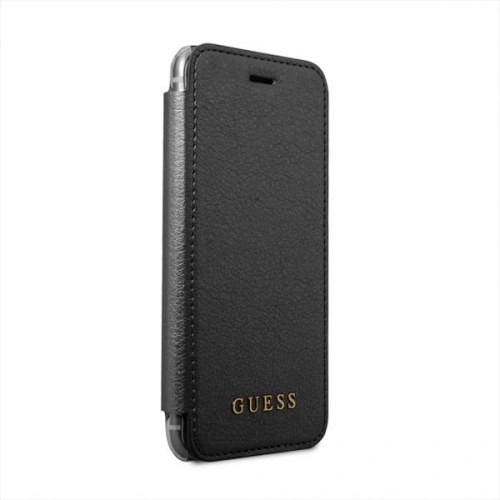 Buy Guess GUFLBKI8IGLTBK Apple iPhone SE 2022/SE 2020/8/7 black book Iridescent - GUE011BLK - {ean13} - Home Screen Store Europe