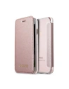 Etui Guess GUFLBKI8IGLTRG Apple iPhone SE 2022/SE 2020/8/7 rose gold/różowo-złoty book Iridescent
