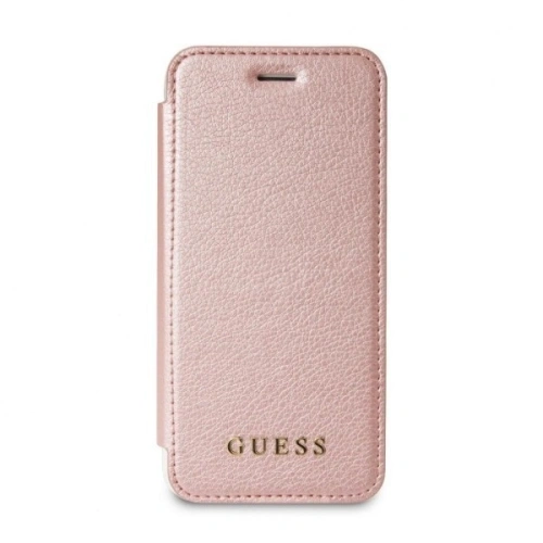 Kup Etui Guess GUFLBKI8IGLTRG Apple iPhone SE 2022/SE 2020/8/7 rose gold/różowo-złoty book Iridescent - GUE013RS - {ean13} - Sklep Home Screen